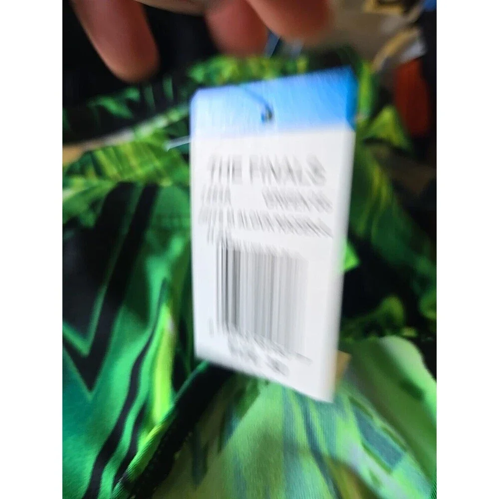 TYR The Finals Onyx All Over Racer Briefs, Mens Size 30, Green NEW